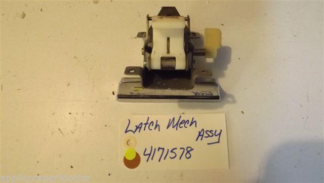 KITCHENAID DISHWASHER 4171578 Latch Mechanism used part KITCHENAID DISHWASHER 4171578 Latch Mechanism used part